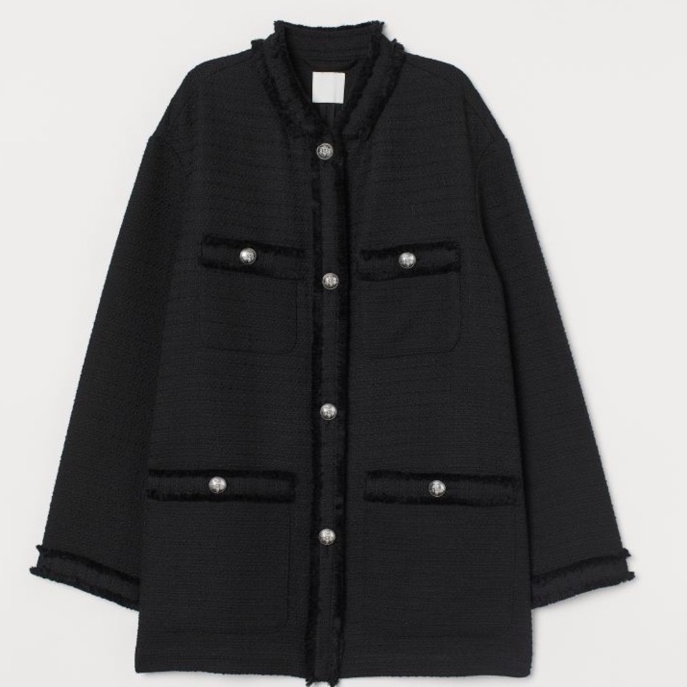 H&M Textured Weaved Blazer/Jacket
OVER SIZED Size XXL